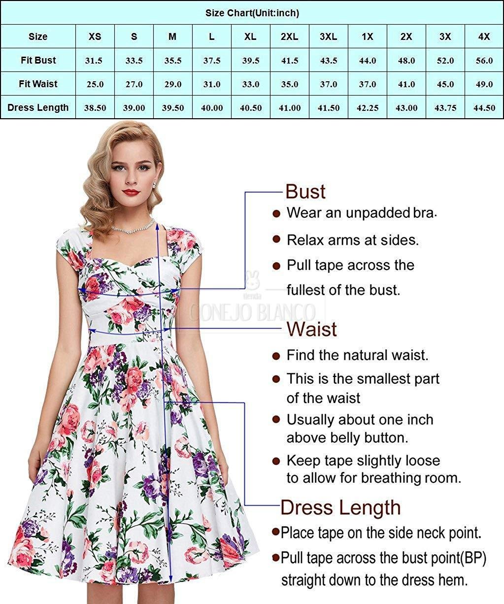 Vestido Retro Pin Up M - Imagen 4