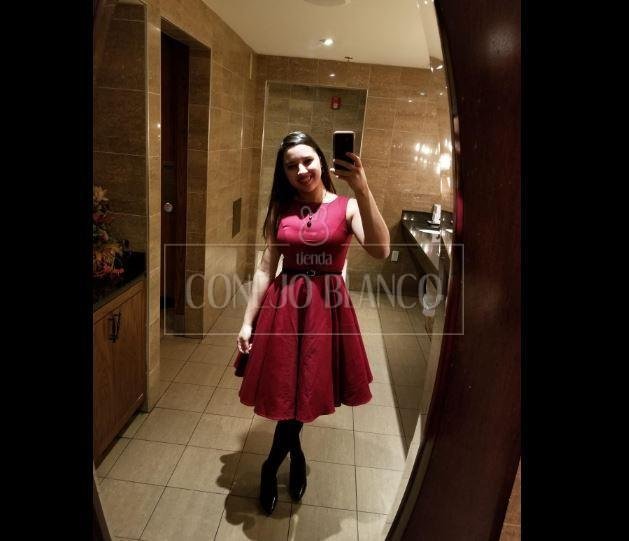 Vestido Retro Pin Up M - Imagen 5