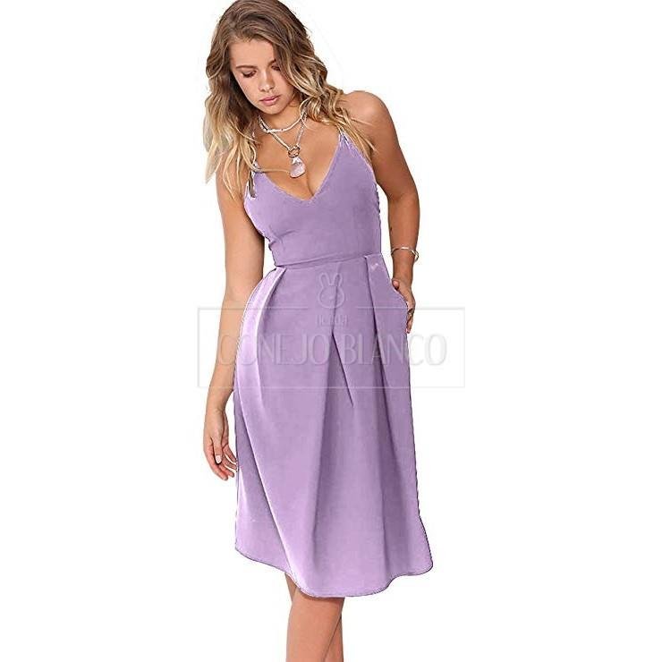 Vestido Lila Elia Cher - L