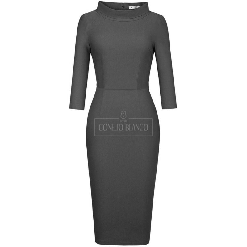 Vestido Gris MUXXN - M