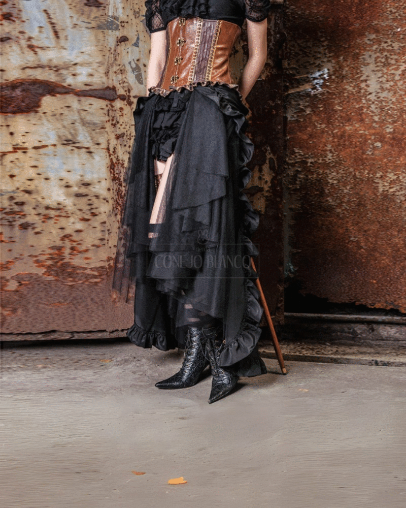 Falda victoriana Unitalla - Imagen 4