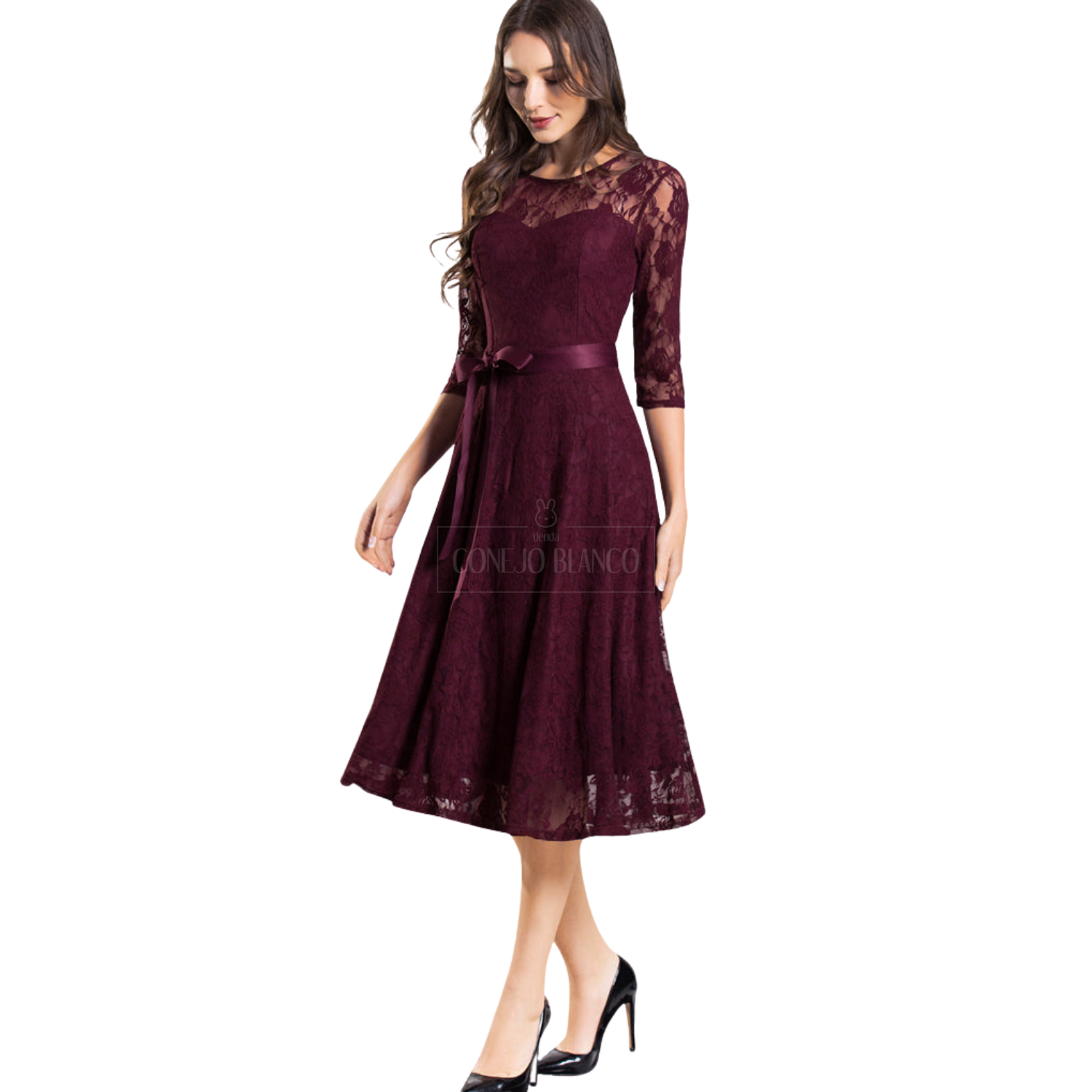 Vestido Morado XL - Imagen 3