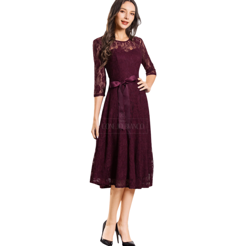 Vestido Morado XL - Imagen 4