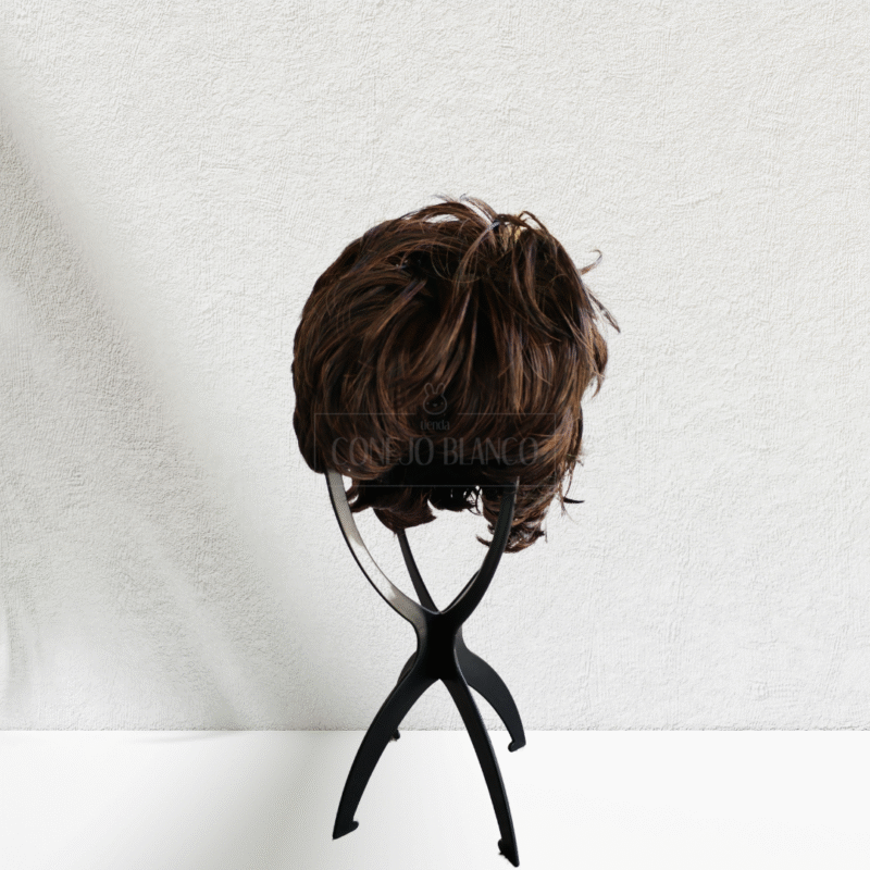 Peluca Castaña Oscura