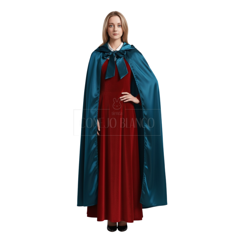 Capa Satinada Turquesa