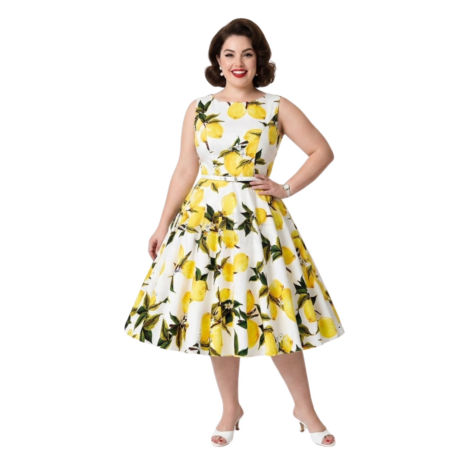 Vestido Retro Limones 3XL